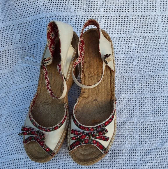 Seychelles Alpine open toe jute wedge sandals 8 NEW - Picture 4 of 10